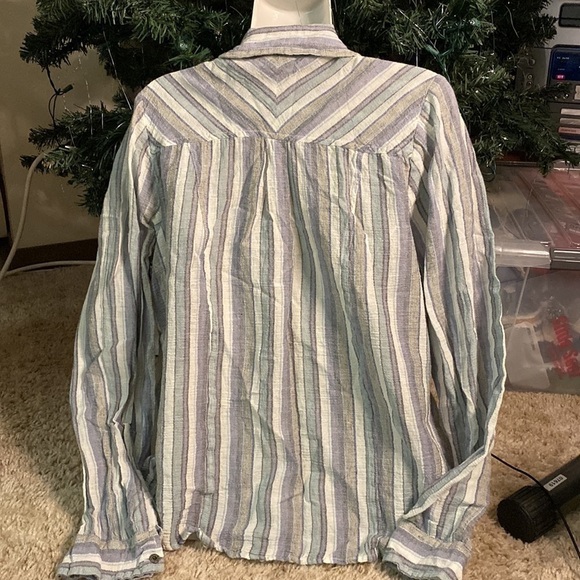 RUFF  Hewn Striped Blouse (Large) - Picture 2 of 11